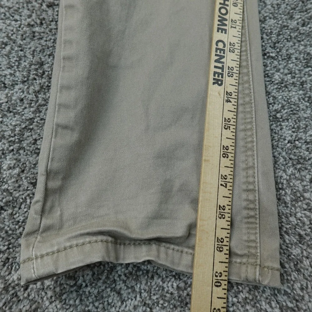 Levis Jeans Mens 34X30 Beige Tan Brown Denim Pants 541 Athletic Taper Stretch